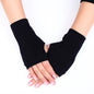 Soft Mink Gloves Cat Claw Fingerless Flip Mittens Winter Warm Wool Touchscreen Gloves Flap Cover Women Men Knitted Mitten Glove